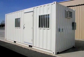 8 x 20 ft security office (container office) in Sitka